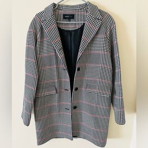 Mango Houndstooth Coat